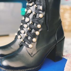 New Stuart Weitzman Combat Boots